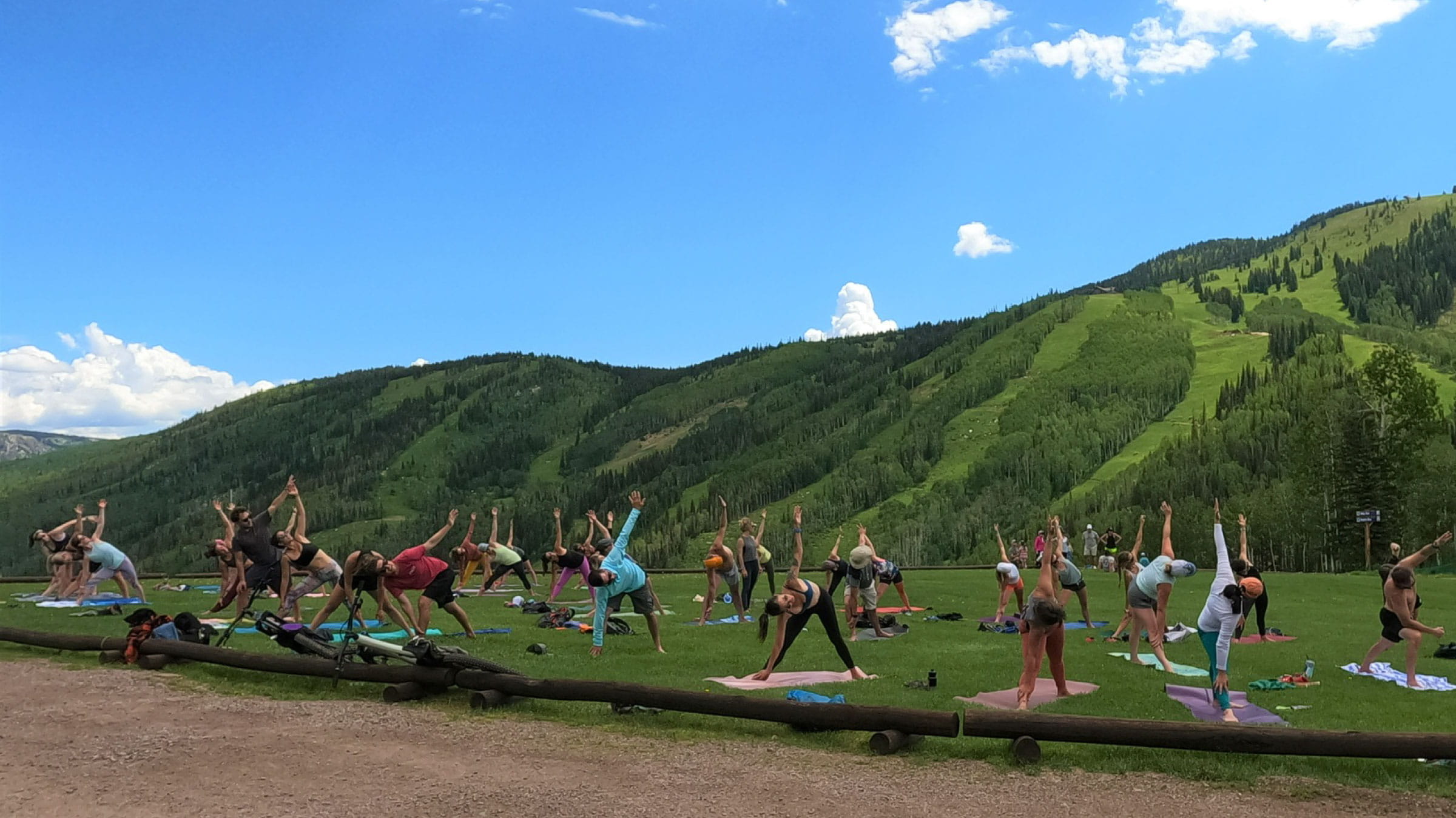 Yoga on the Mountain with Out Here Yoga